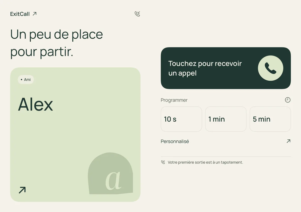 Écran ouvert · aperçu