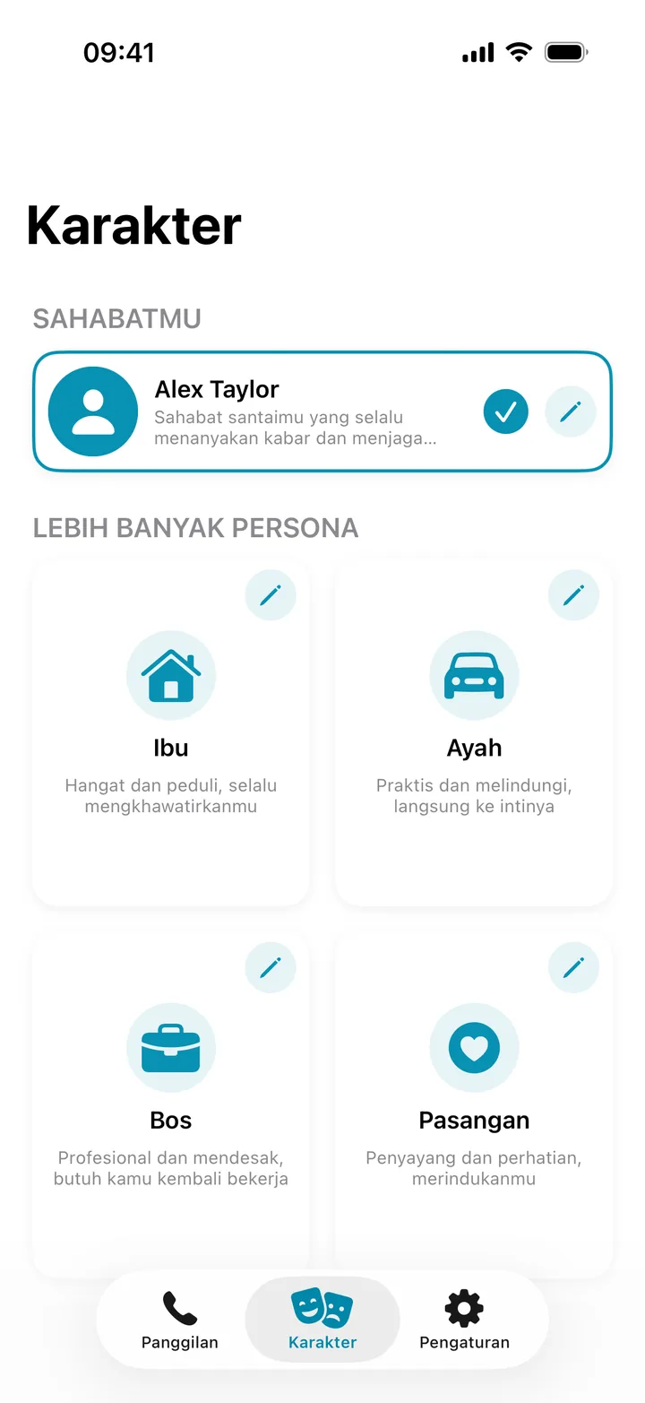 Pilih Pemanggilmu