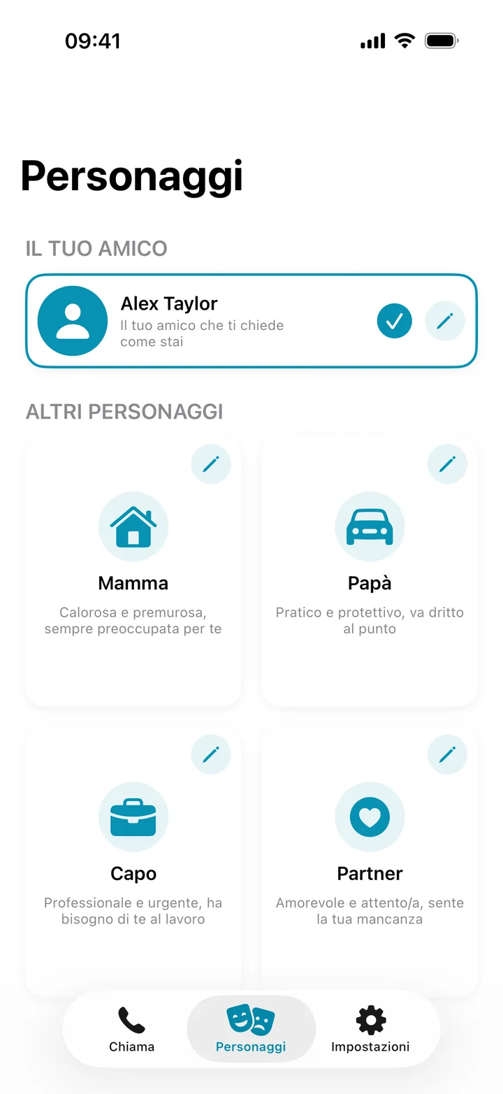 Scegli il chiamante