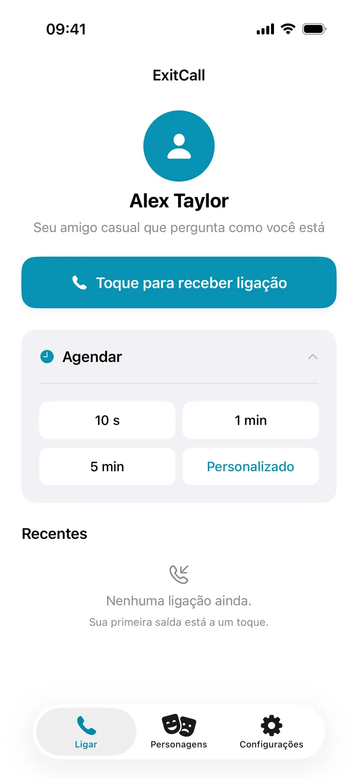 Toque ou agende